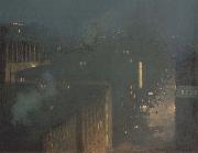 julian alden weir The Bridge Nocturne oil painting picture wholesale